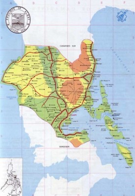 Albay Map